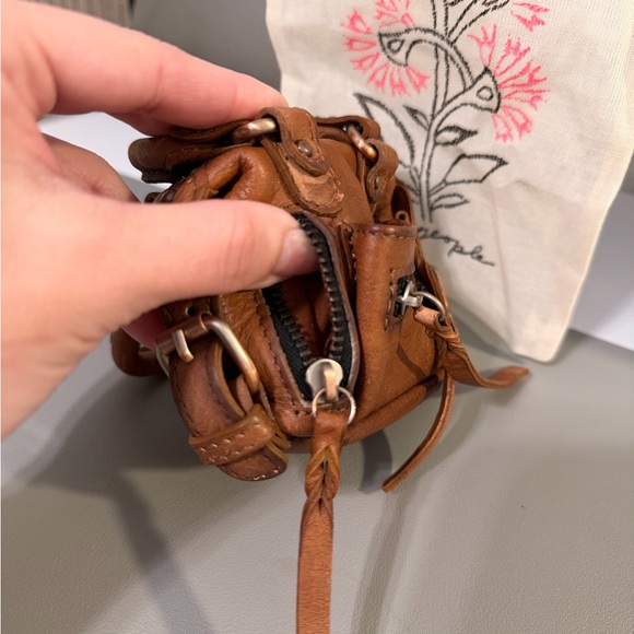 Free People Brown Leather Mini Handbag - Picture 5 of 7